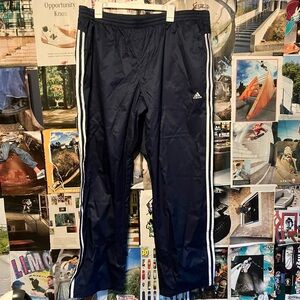 NWT Adidas Climaproof Climalite Navy Pant Revo Remix Sweatpants Womens Size 2XL